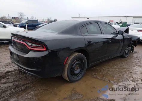 2015 Dodge Charger Police из США, поврежденный, VIN 2C3CDXKT1FH853016